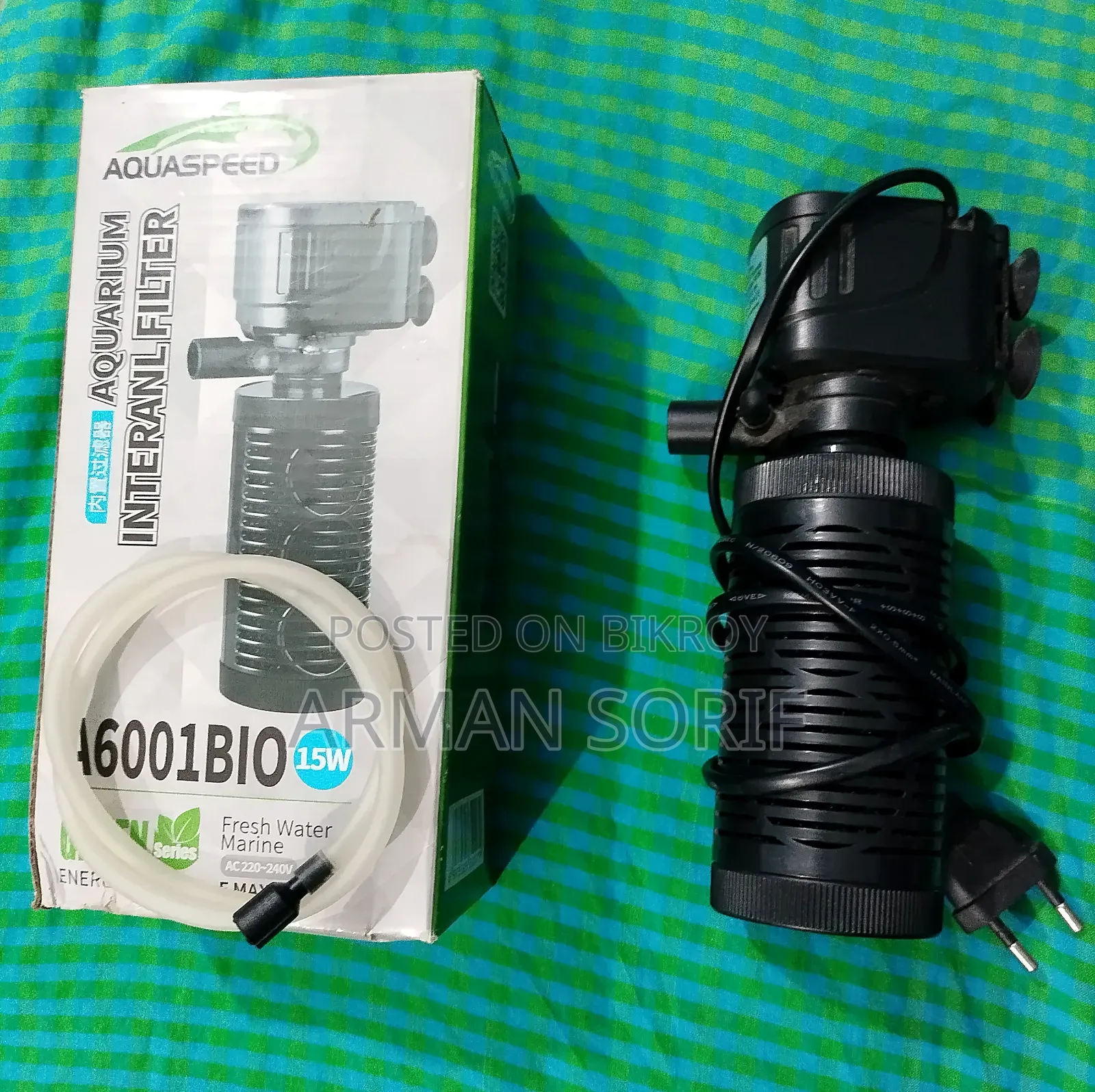 Filter + Aquarium + Air Pump