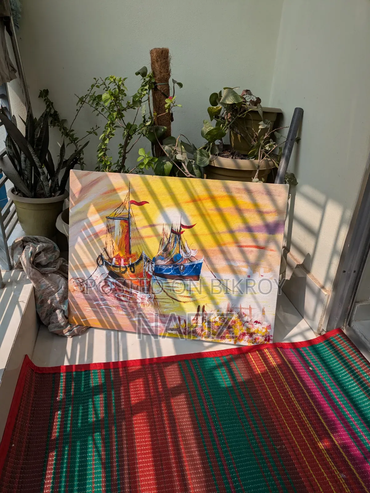 Acrylic Color Hand Painting