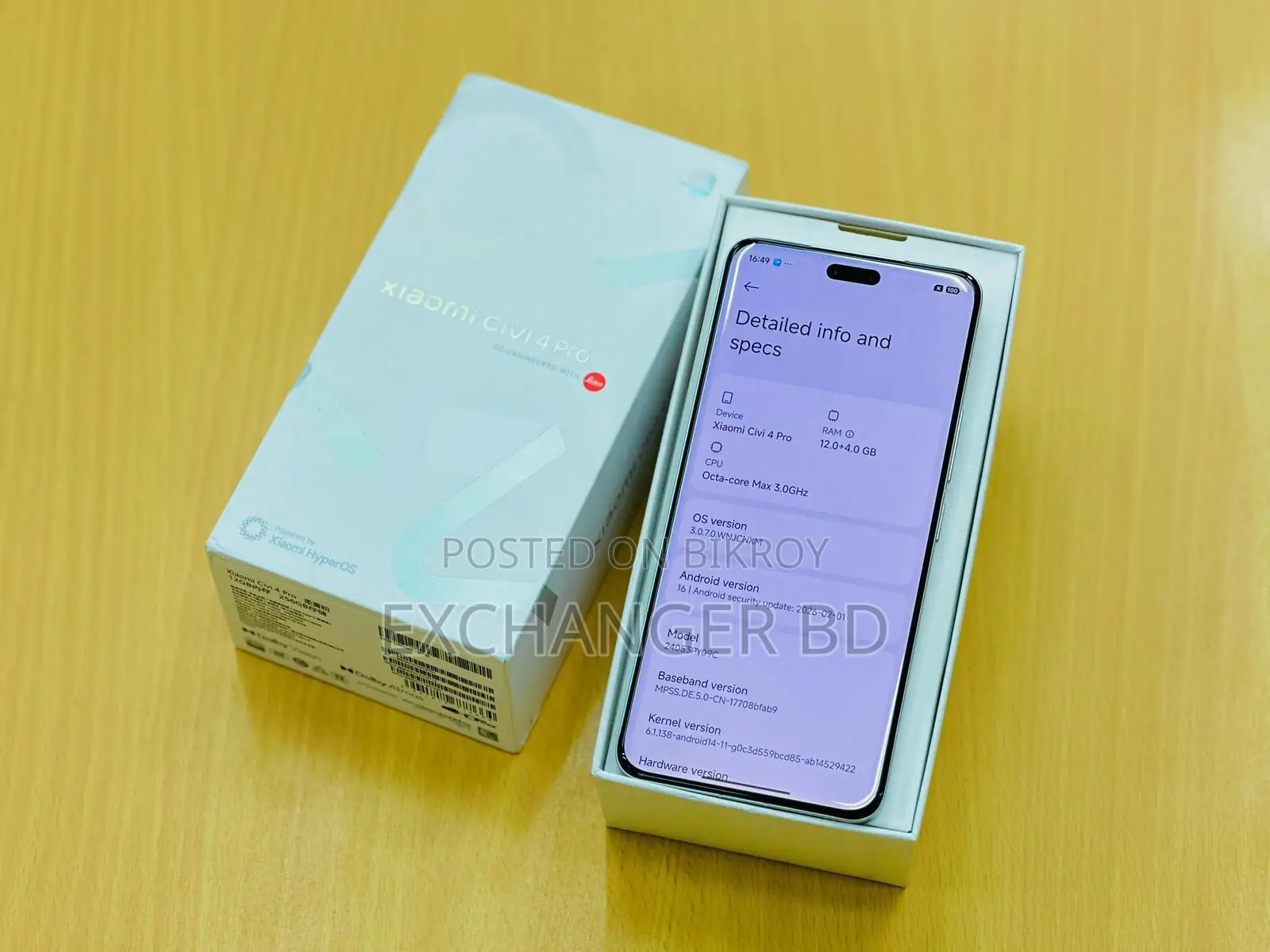 Xiaomi Civi 4 Pro 256 GB Silver