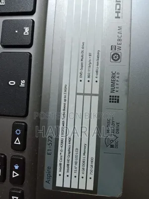 Laptop Acer Aspire E1-572 8GB Intel Core I5 HDD 750GB