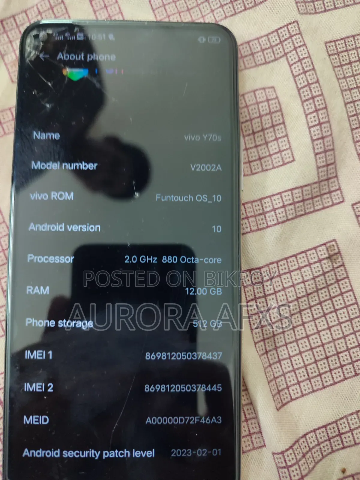 Vivo V70 512 GB White