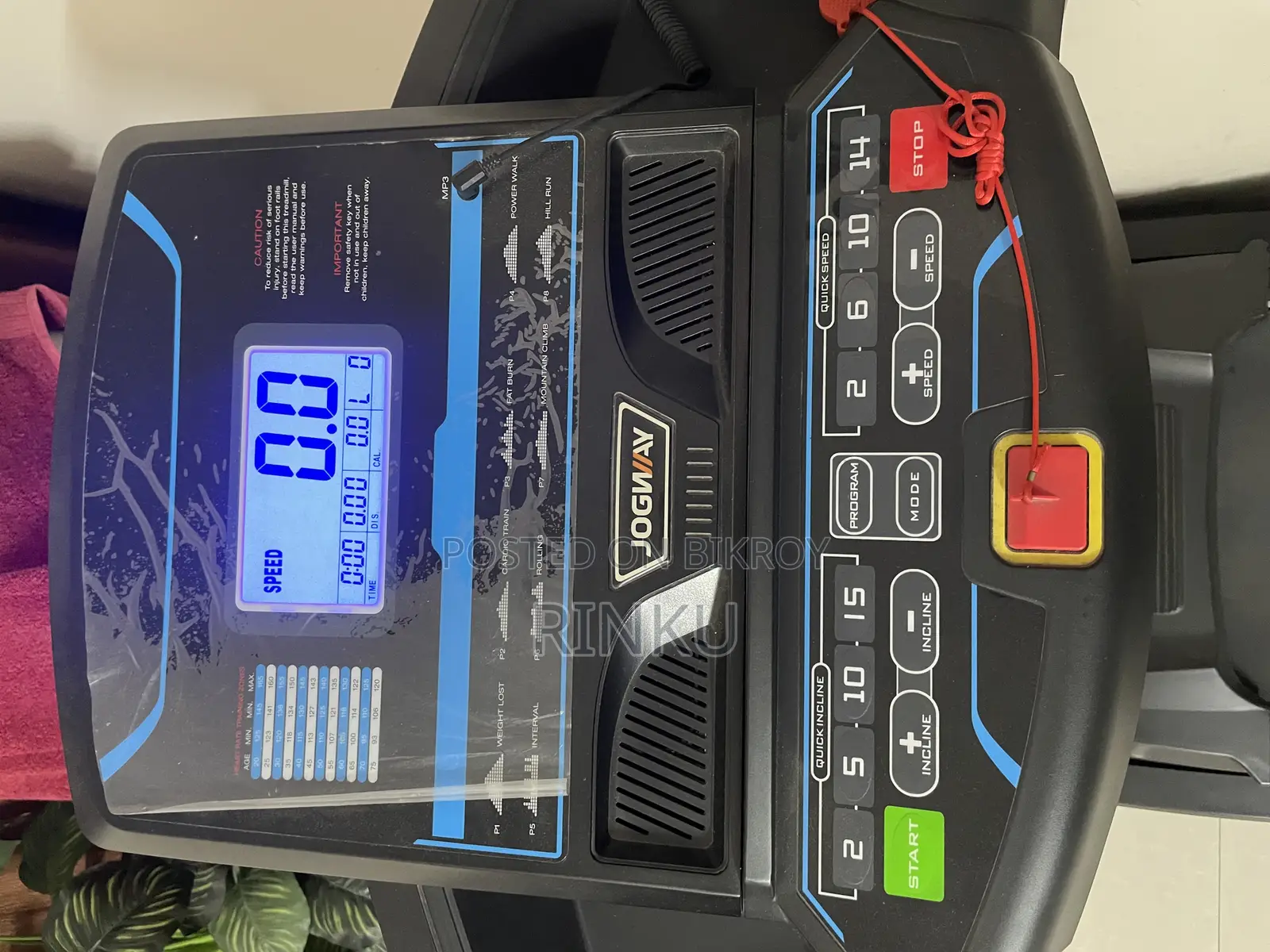 Jogway Motorized Treadmill 2.5hp Ac Motor