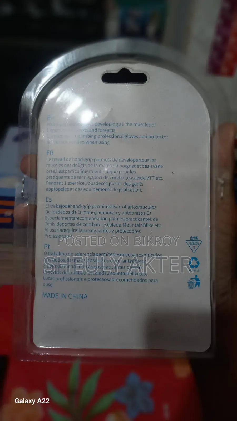 Counting Adjustable Grip