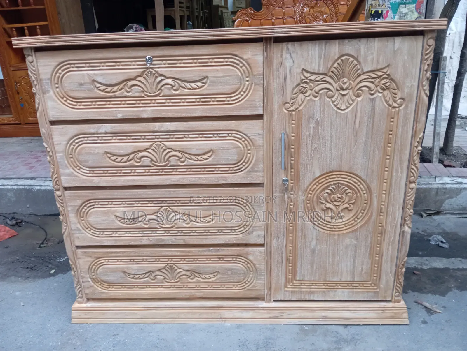 Chittagong Segun Wood Wardrobe