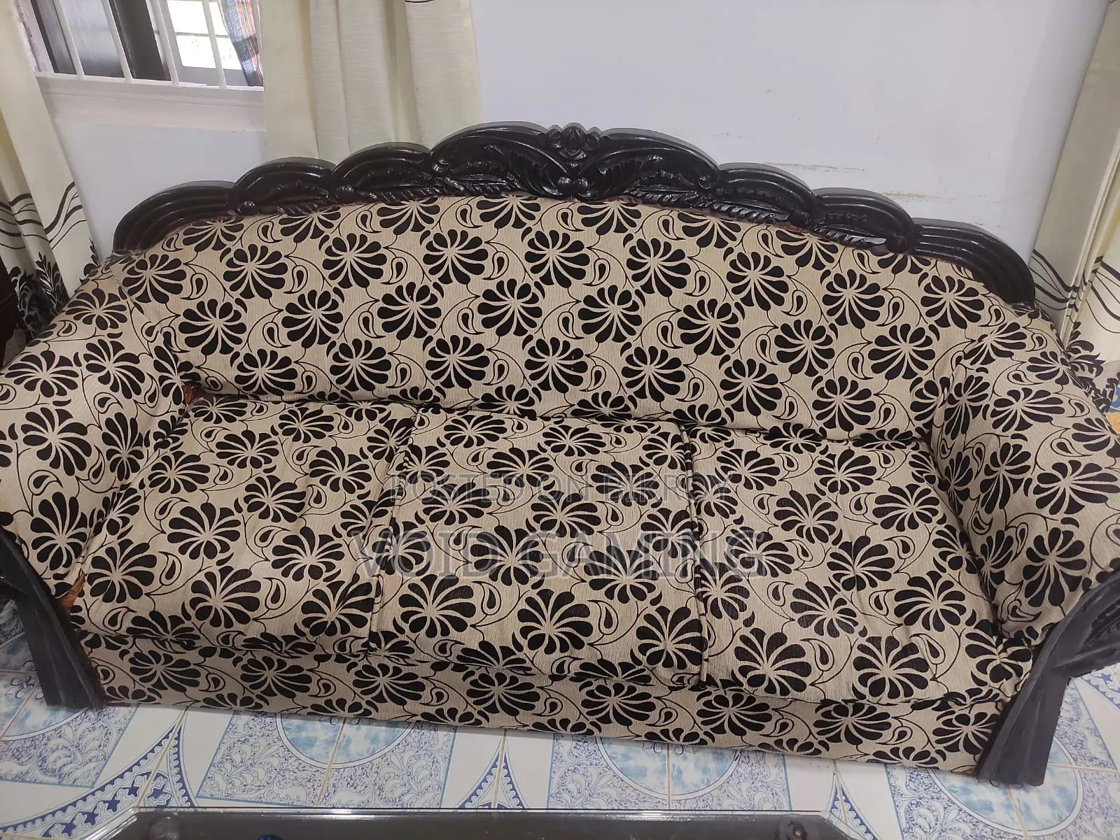 This 3-piece sofa set is for sale.