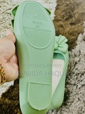 Stylish Bow Flat Shoes (Mint Green)