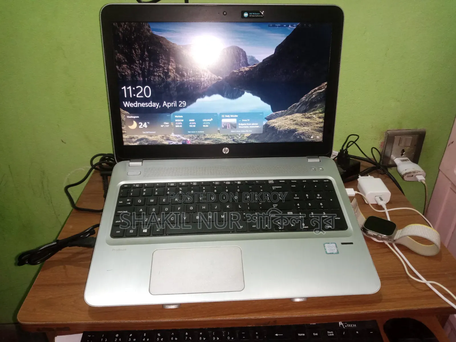 Laptop HP ProBook 450 G4 16GB Intel Core I3 HDD+SSD 1T