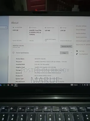 Laptop Dell Latitude 7300 8GB Intel Core I5 SSD 256GB