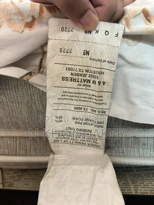 Master Bed With Mattress Made in USA