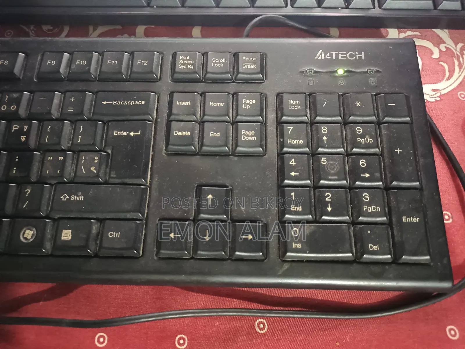 Used Keybored A4tech 6 Button Nosto