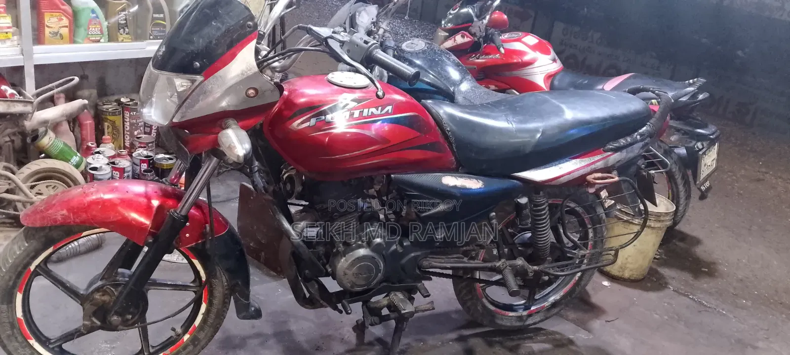 Bajaj Platina 125 2010 Red