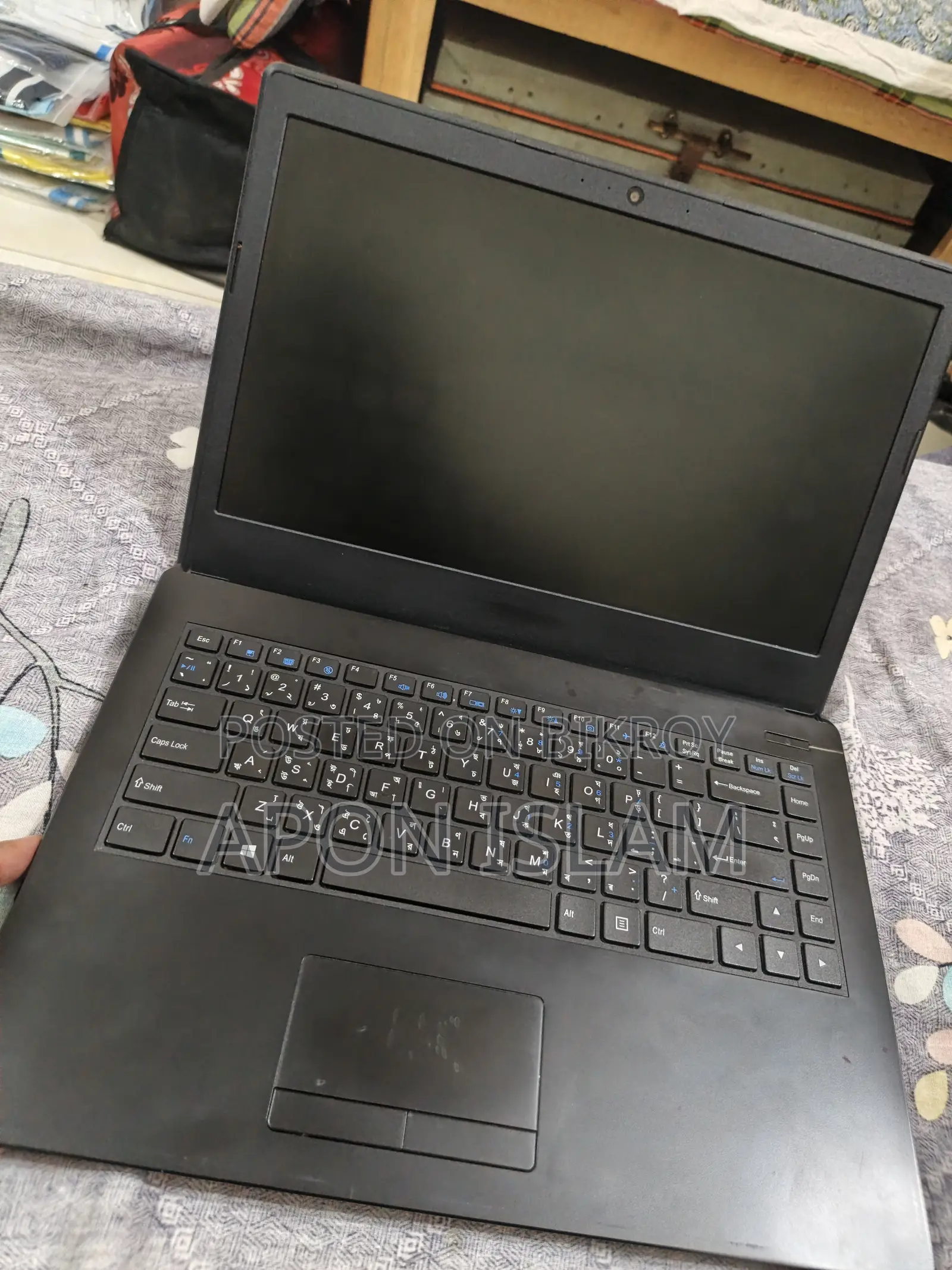 ল্যাপটপ 4GB SSD 500GB