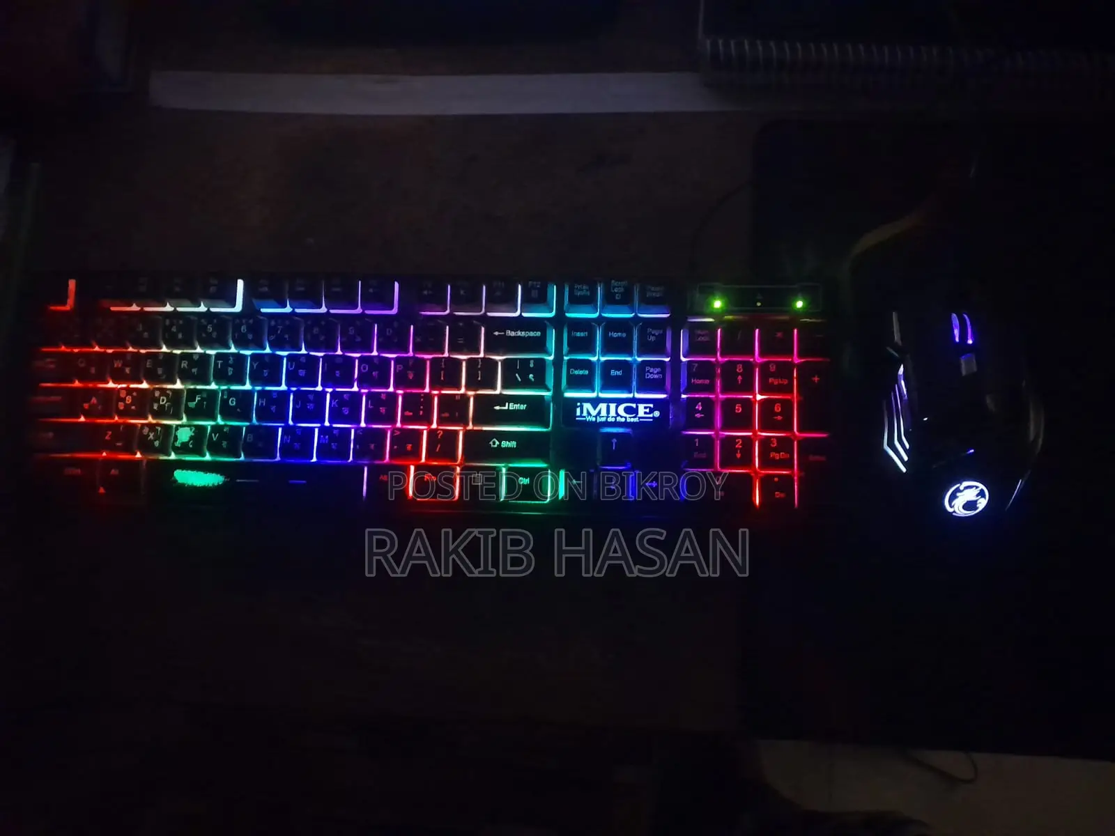 For Sale: Used Gaming Keyboard and Mouse Combo