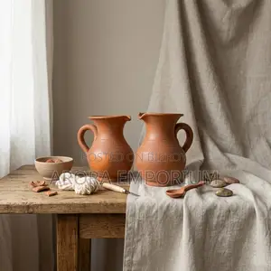 Terracotta Jug Glass Set