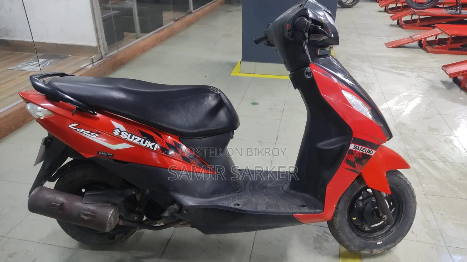 Suzuki Lets 2018 Red