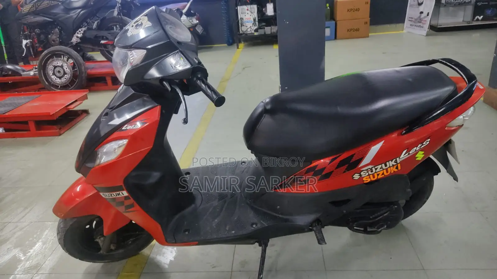 Suzuki Lets 2018 Red