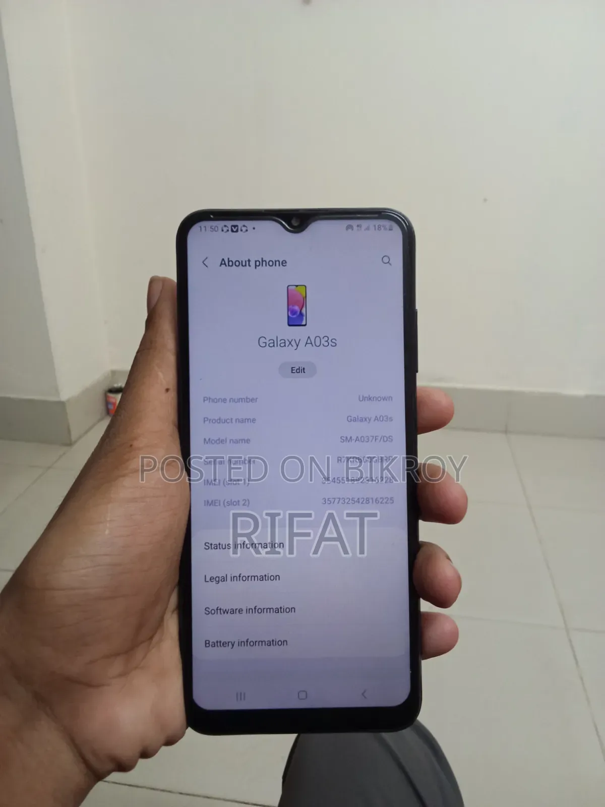 Samsung Galaxy A03s 64 GB Black