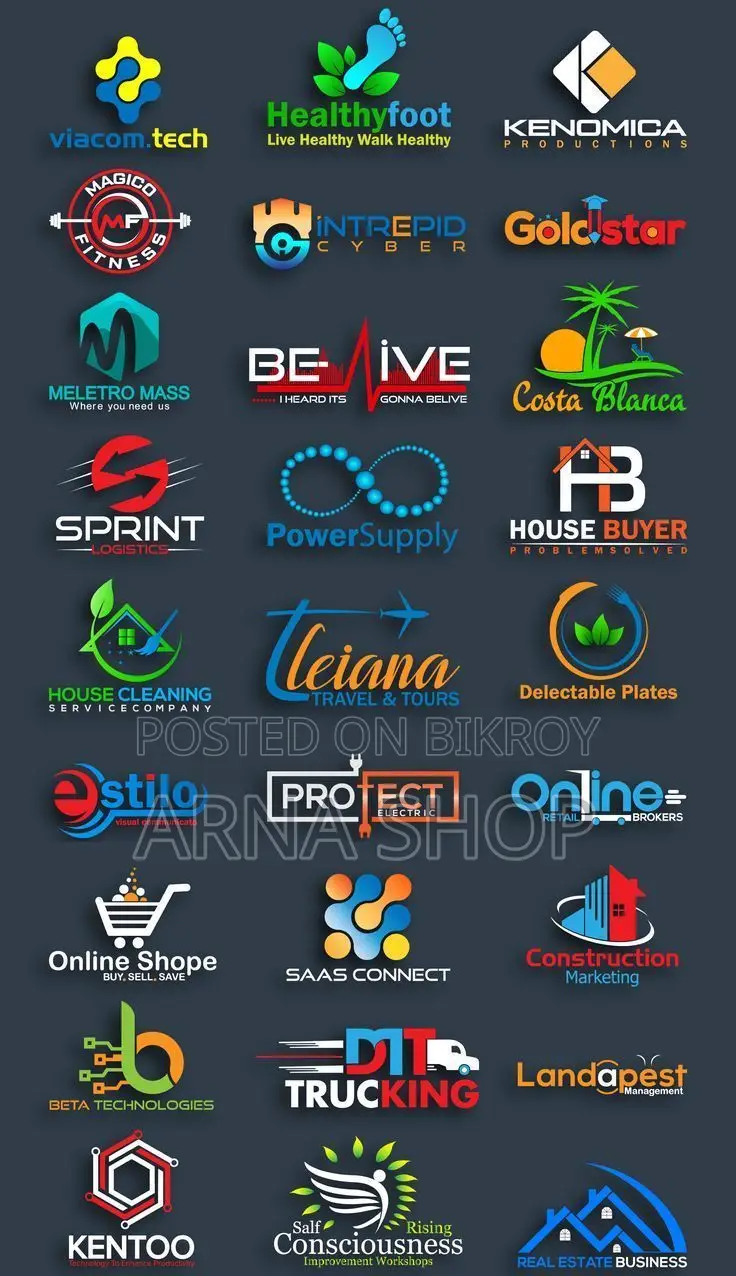 Custom Logo Design Service – Design According to Your Preference