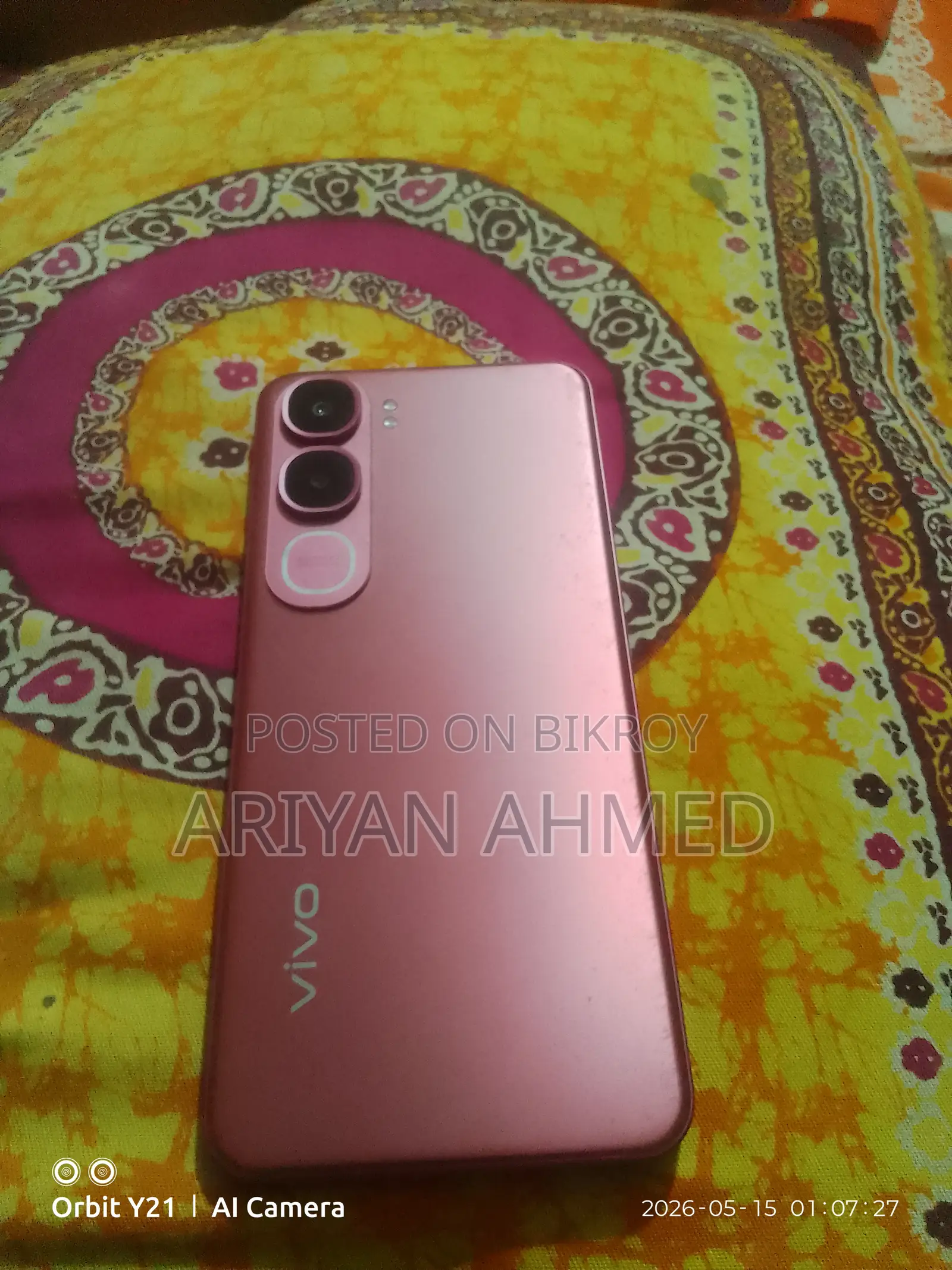 New Vivo Y21 128 GB Pink