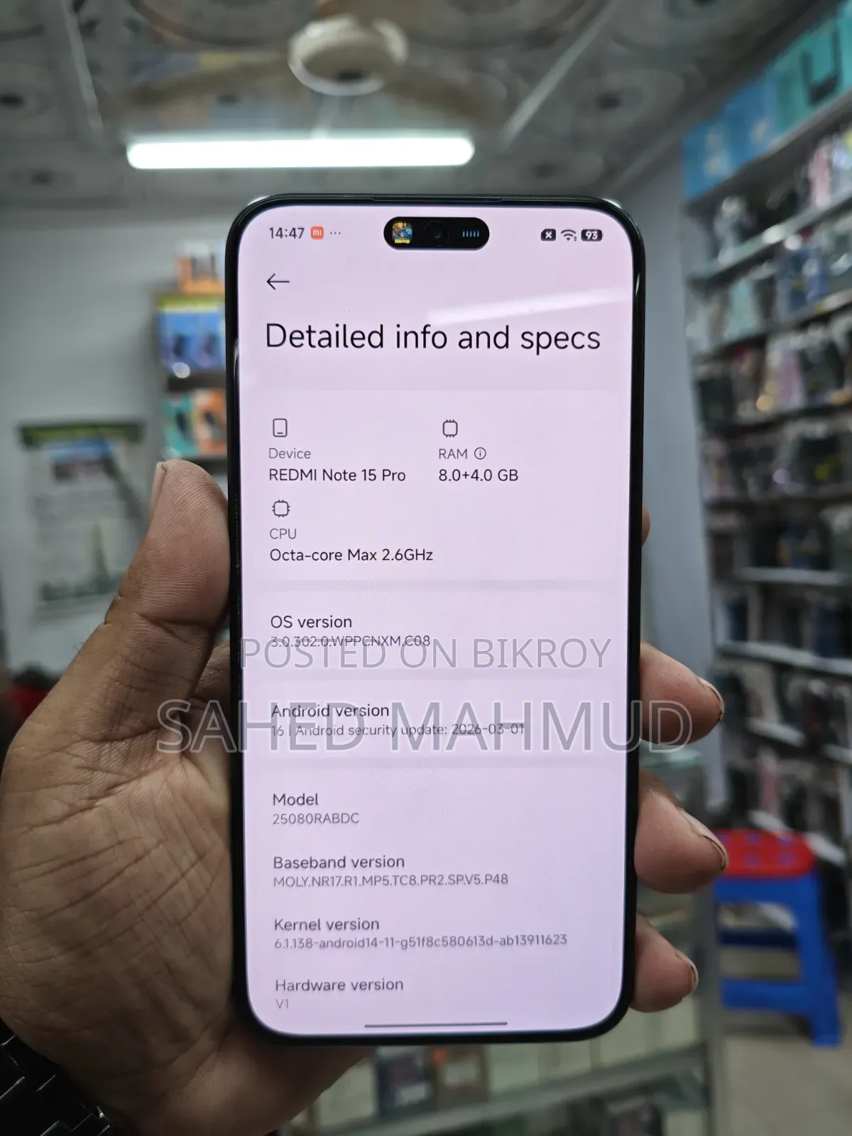 Xiaomi Redmi Note 15 Pro 256 GB Black