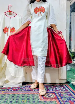 3 Sets of Salwar Kameez Made from Tangail Handloom Sarees