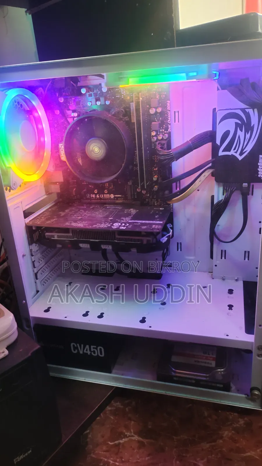 New Desktop Computer 16GB AMD Ryzen 5 HDD+SSD 1.5T