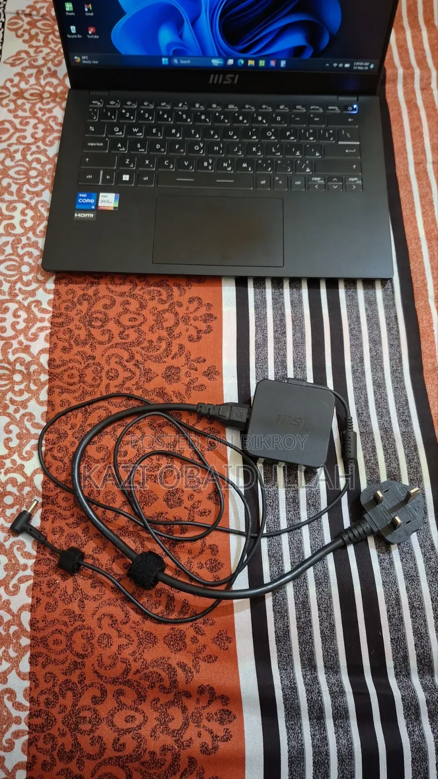 ল্যাপটপ MSI Modern 14 8GB Intel Core I5 SSD 512GB