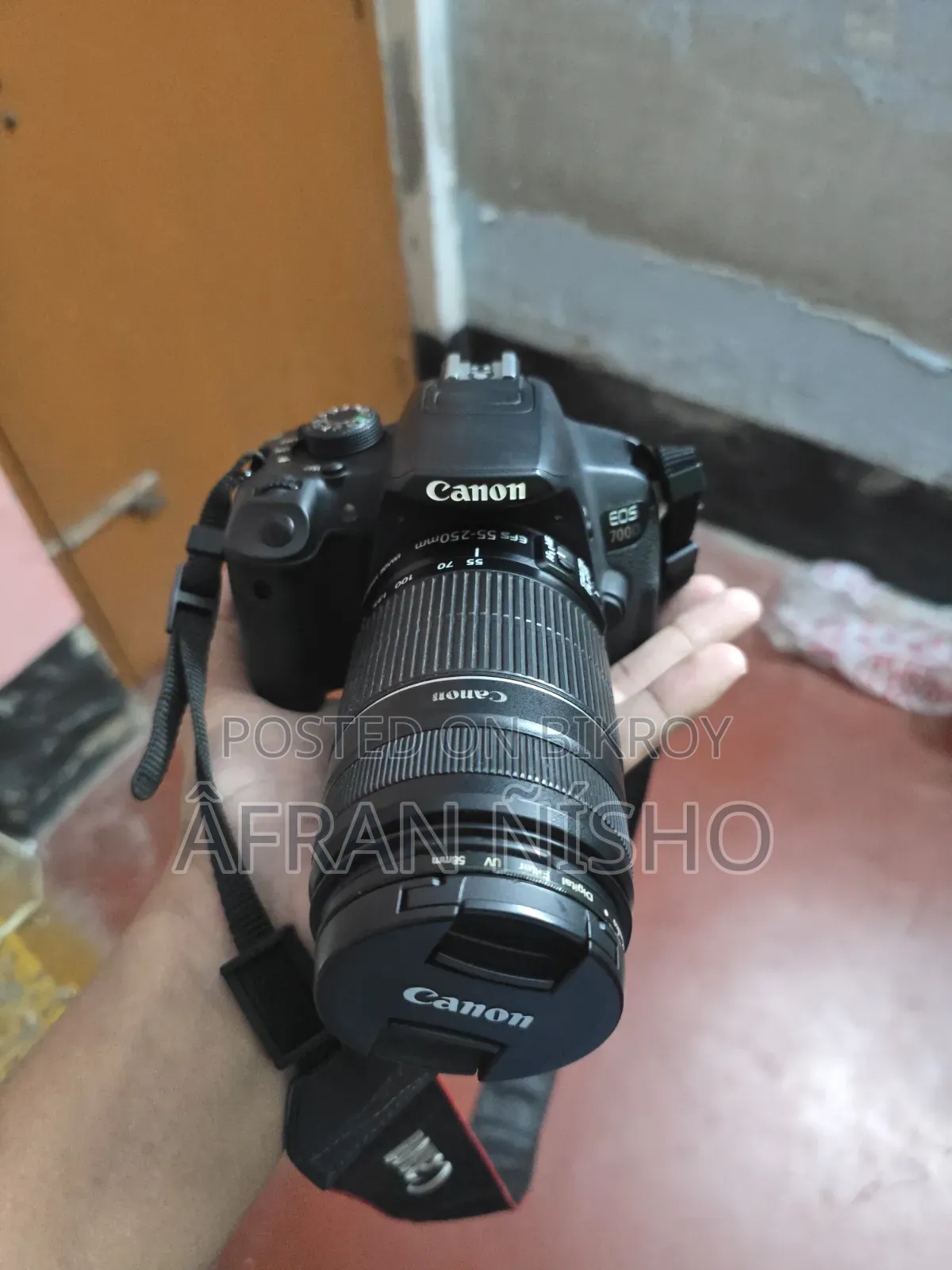 Canon 700d + 55-250mm Zoom Lens