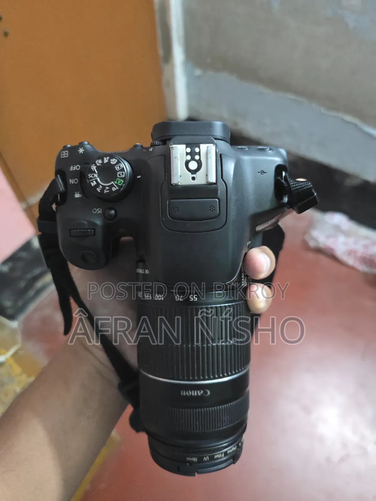 Canon 700d + 55-250mm Zoom Lens