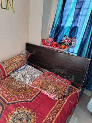 Wooden Bed for Two
