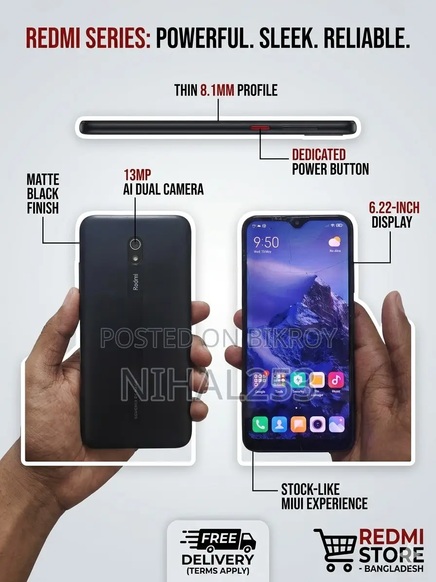 Xiaomi Redmi 8A 32 GB Black