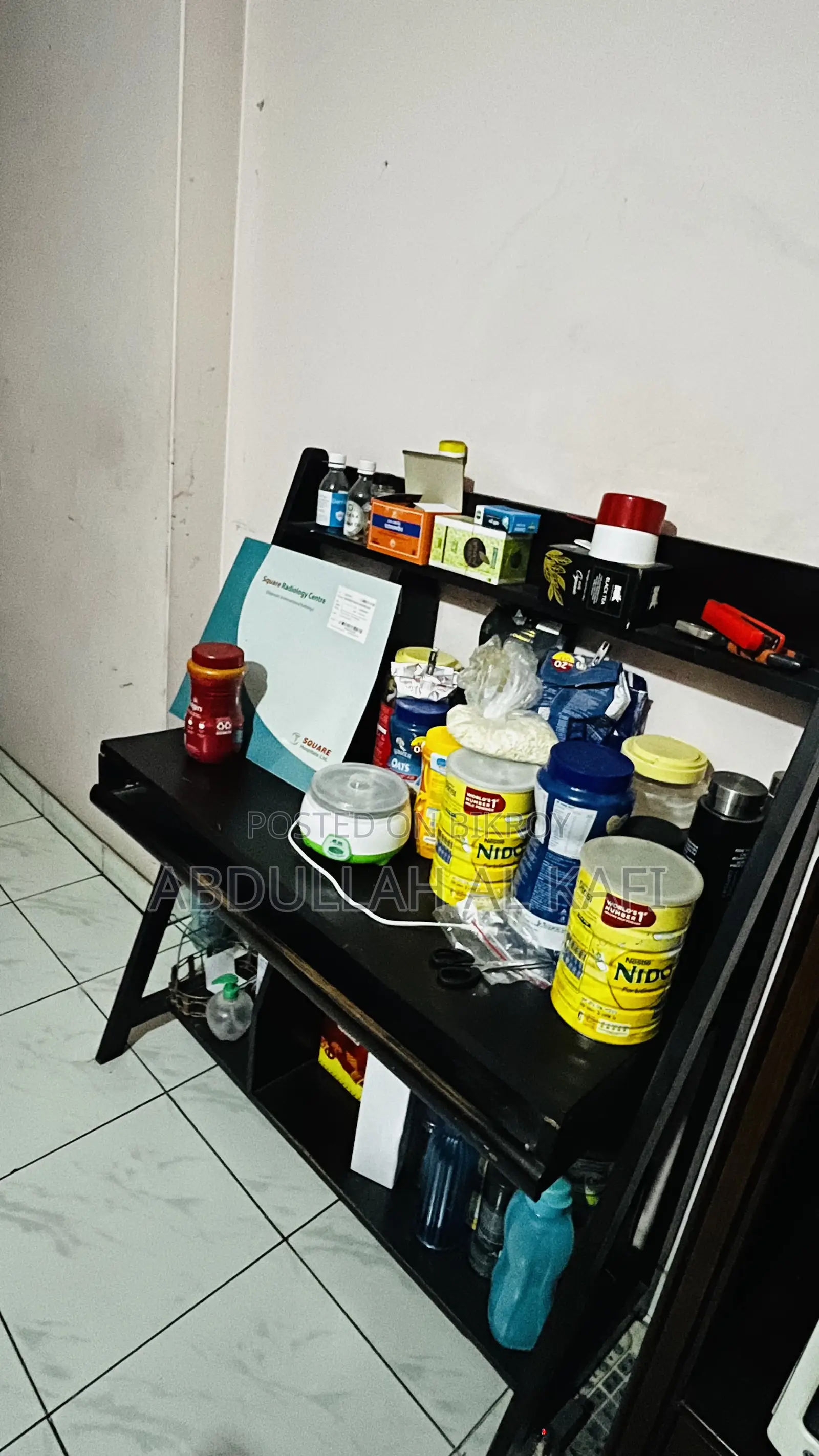 Study Table With Shelf