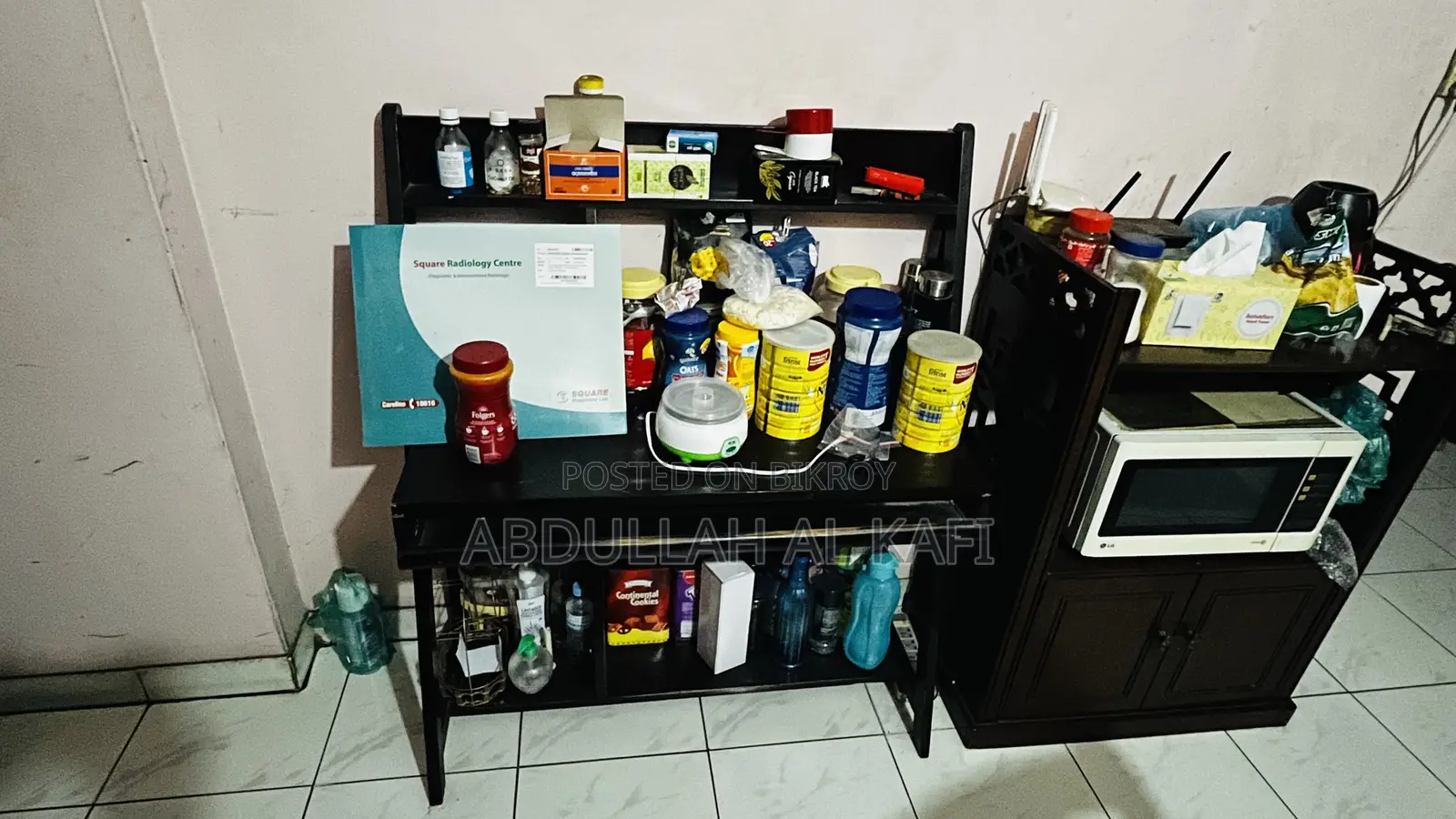 Study Table With Shelf