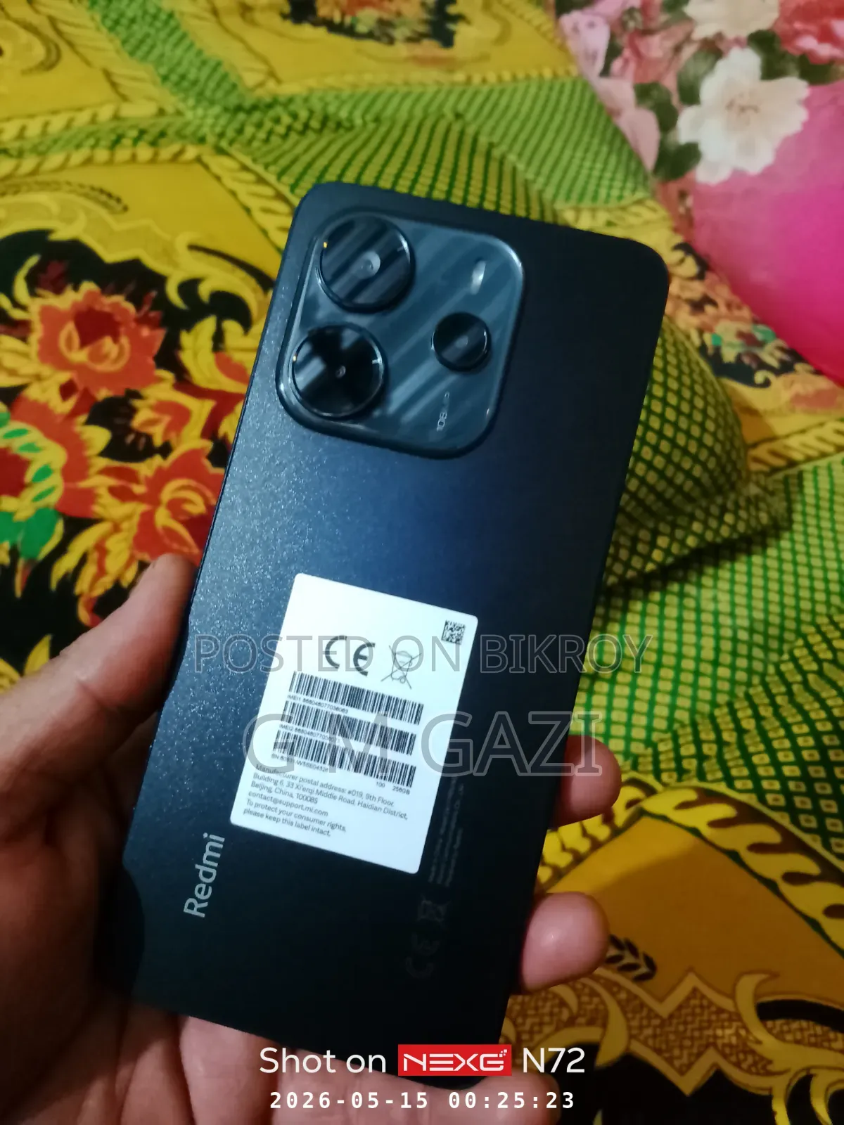 New Xiaomi Redmi Note 14 4G 256 GB Black