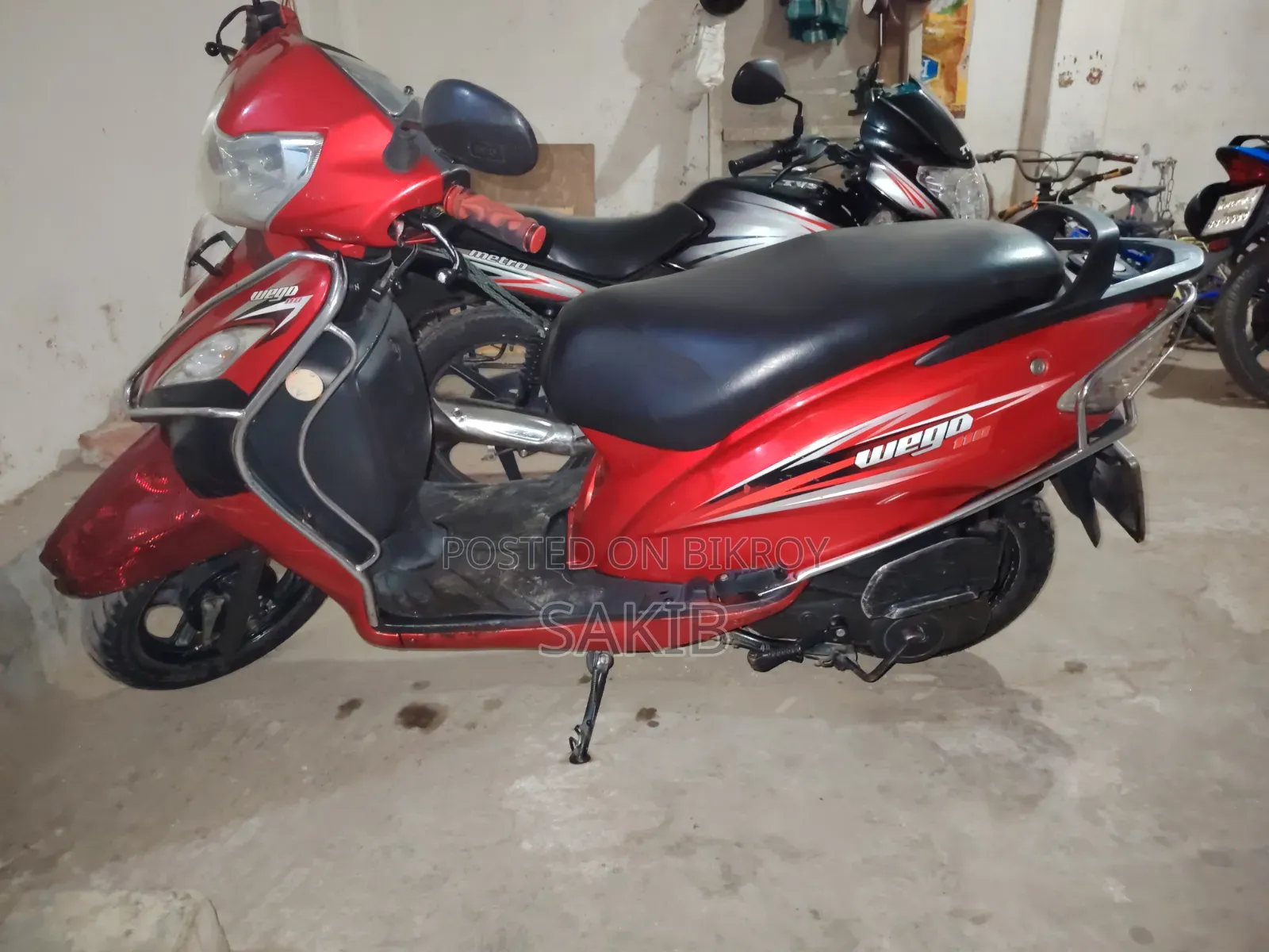 TVS Wego 2016 Red