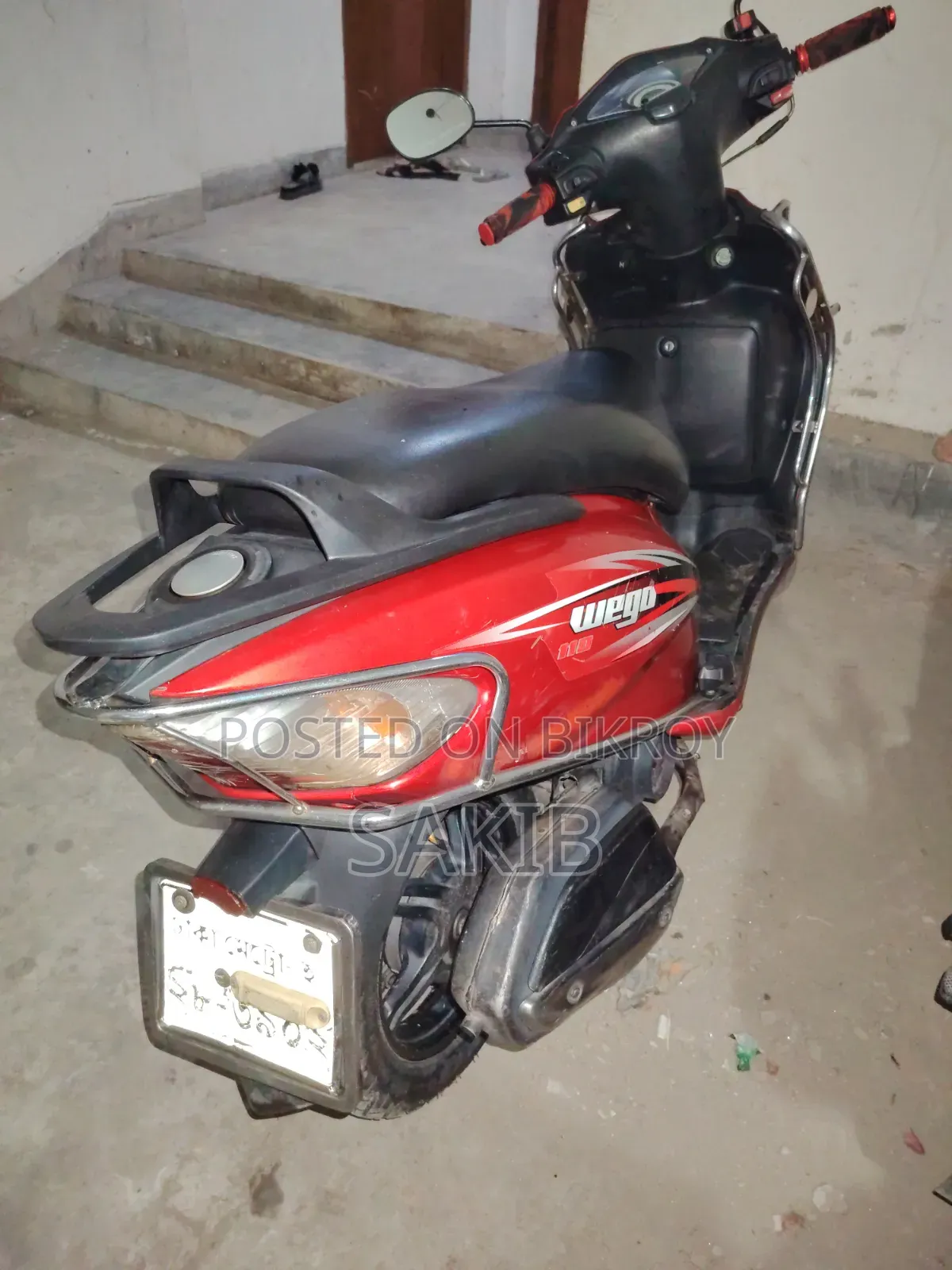 TVS Wego 2016 Red