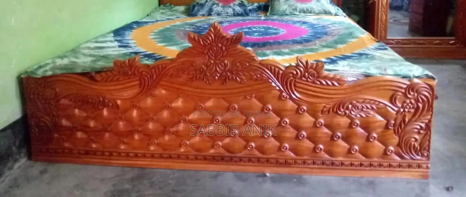 Mahogany Wooden Bed