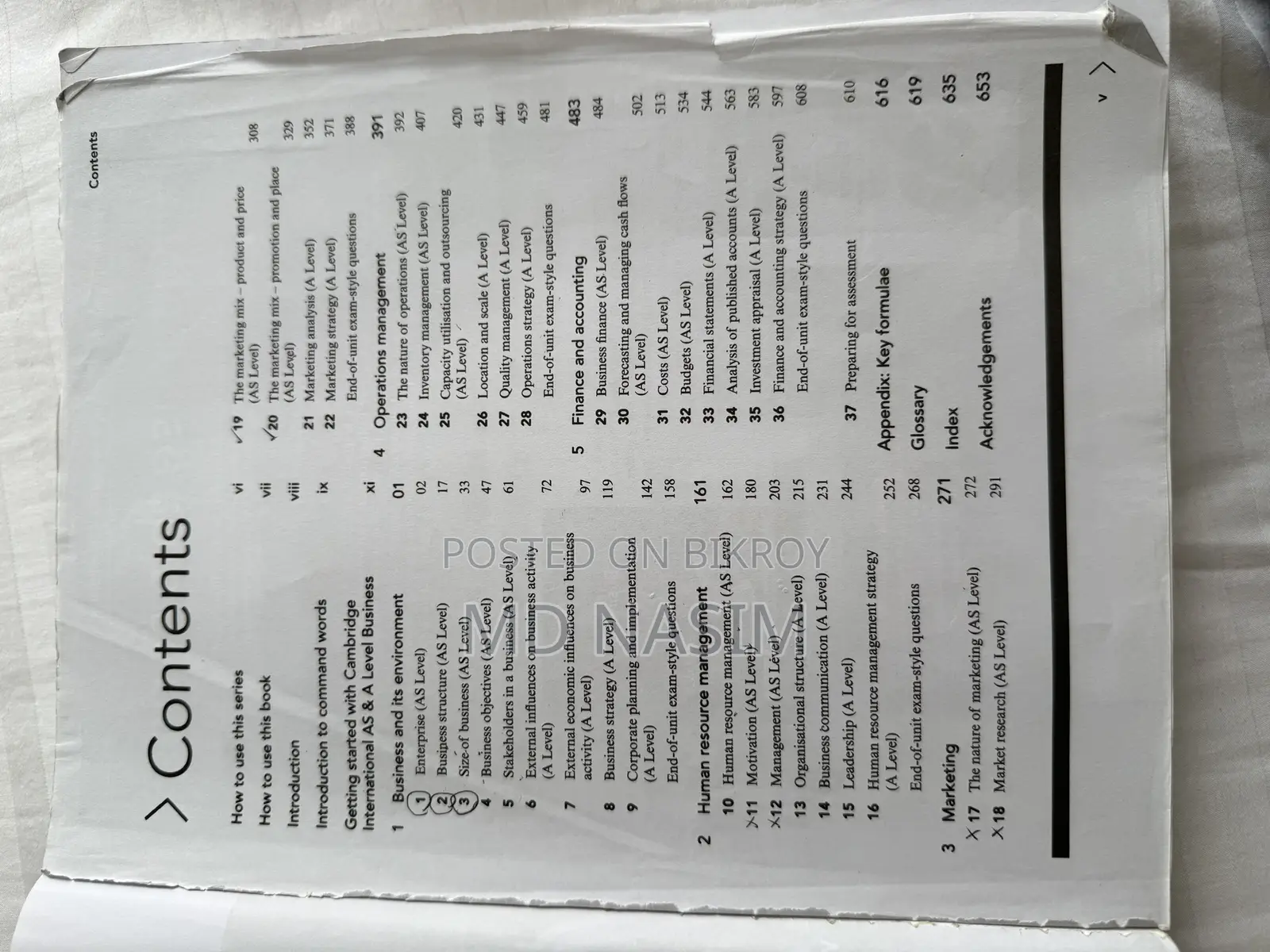 Business Book for Cambridge International as and A2