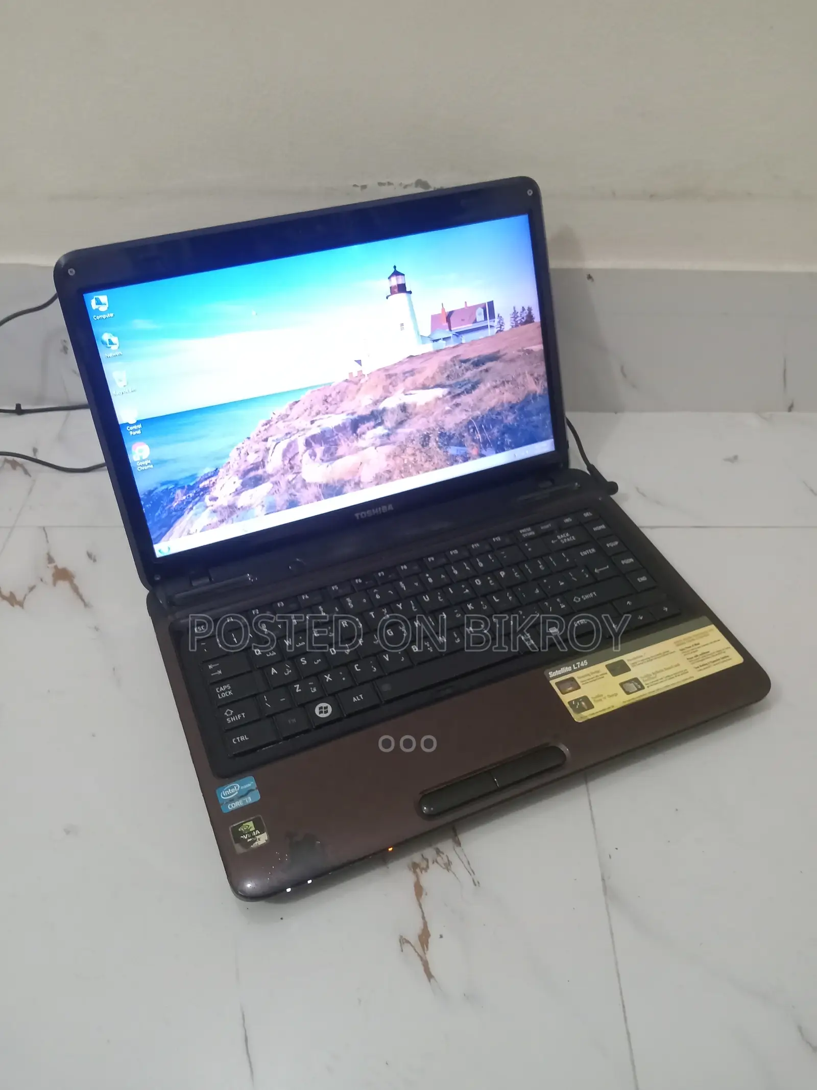 Laptop Toshiba Satellite C640 4GB Intel Core I5 HDD 500GB