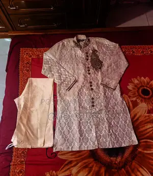Silk Sherwani and Pajama