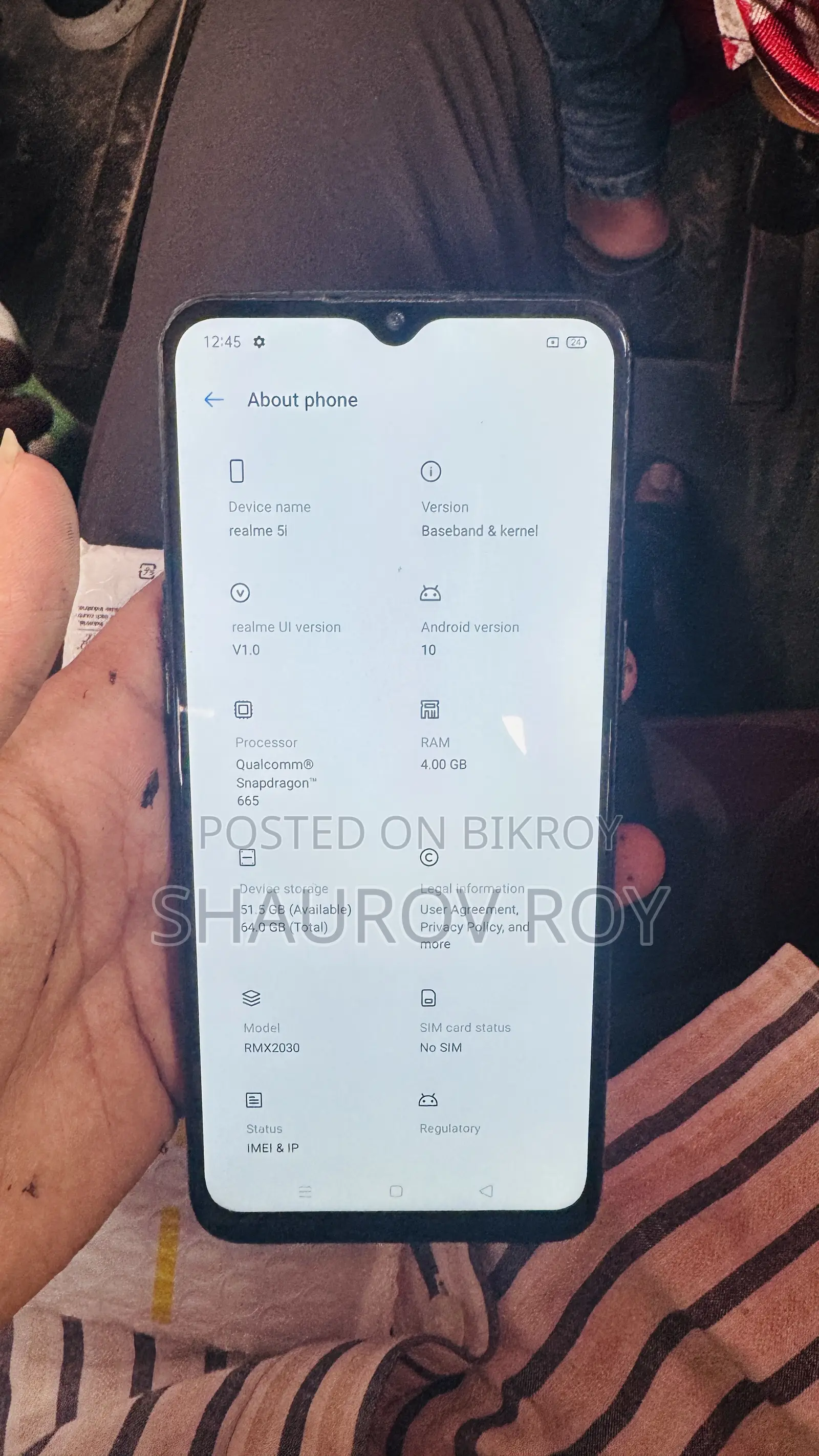 Realme 5i 64 GB Gray