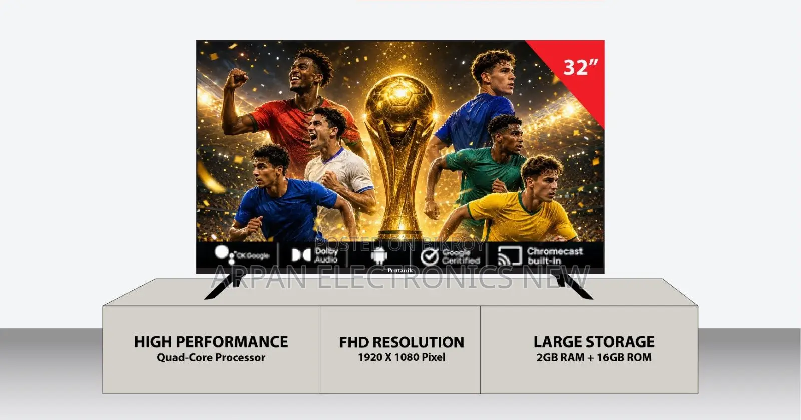 Sony Plus 32" Smart TV with Best After-Sales Service
