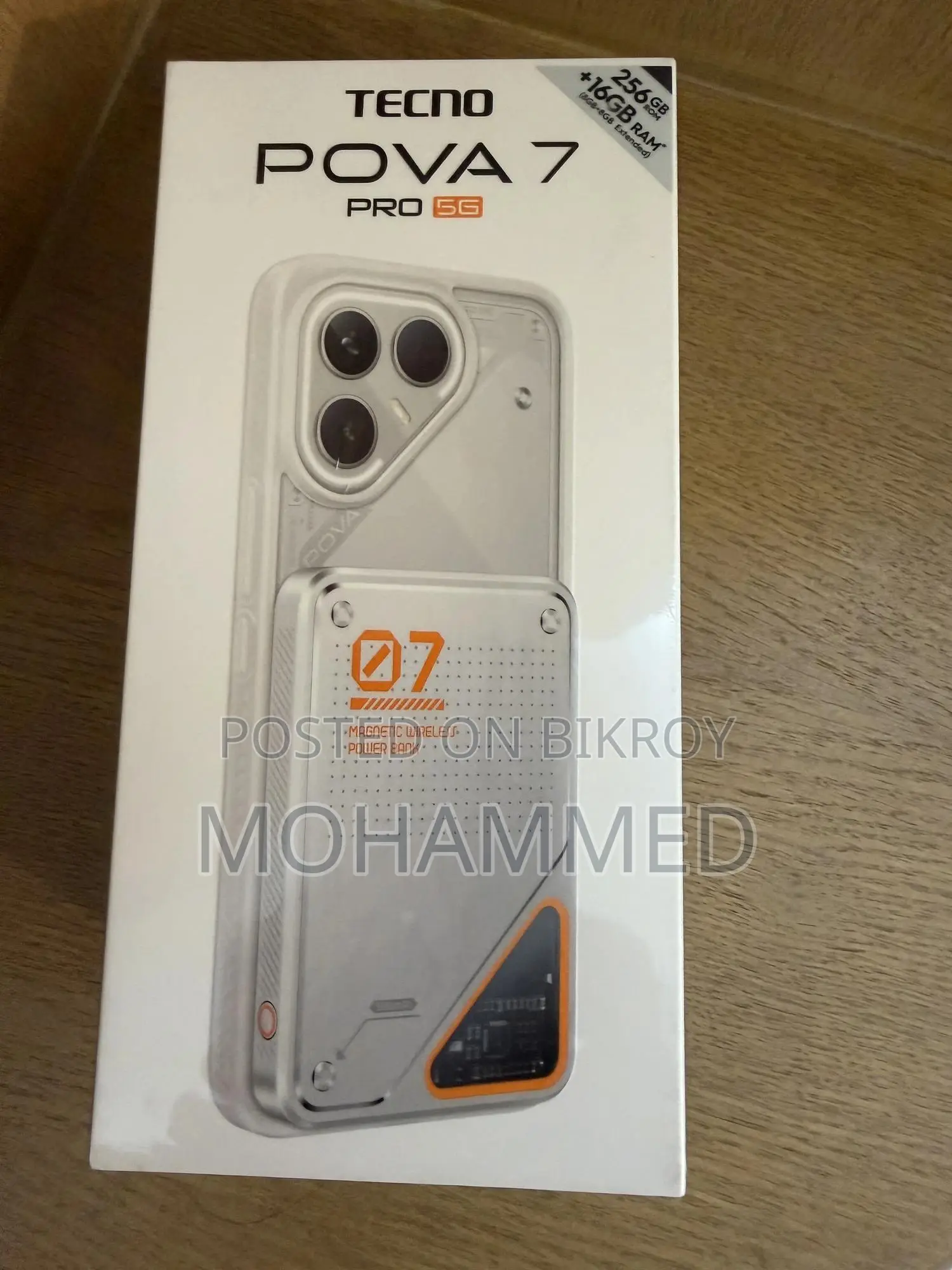 New Tecno Pova 7 Pro 5G 256 GB Black