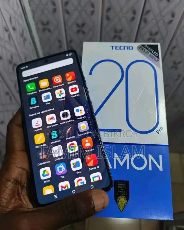 New Tecno Camon 20 Pro 256 GB Gray