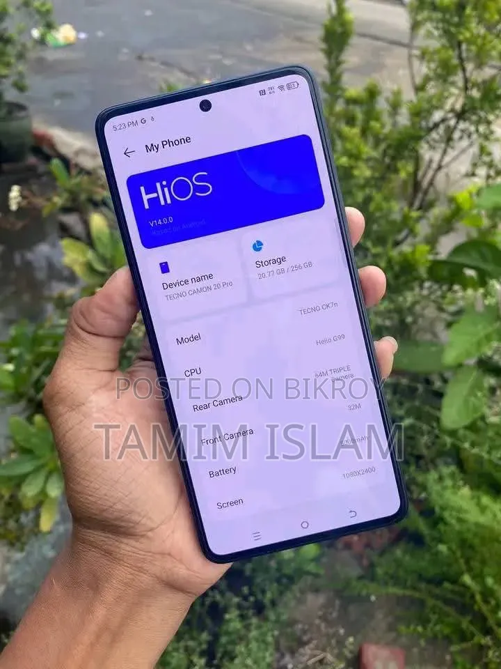 New Tecno Camon 20 Pro 256 GB Gray