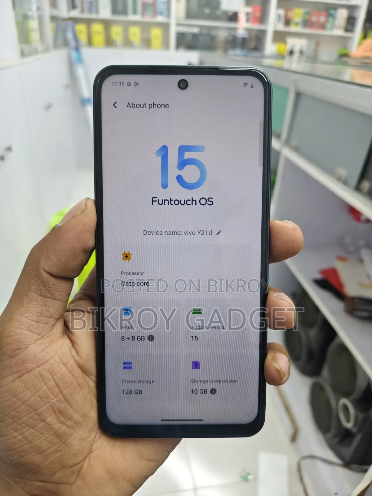 Vivo Y21d 128 GB Blue