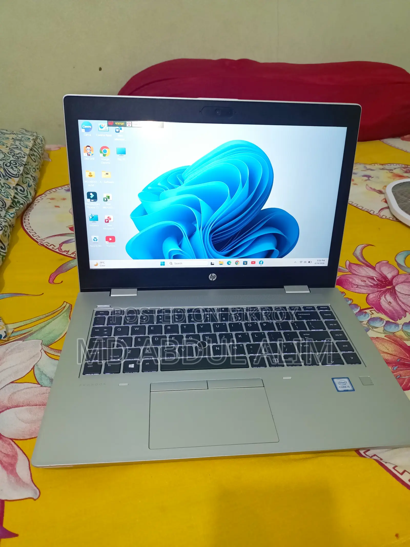 Laptop HP ProBook 430 G5 8GB Intel Core I5 SSD 256GB