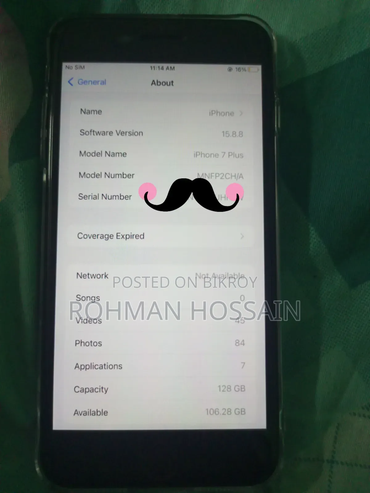 Apple iPhone 7 Plus 128 GB Black