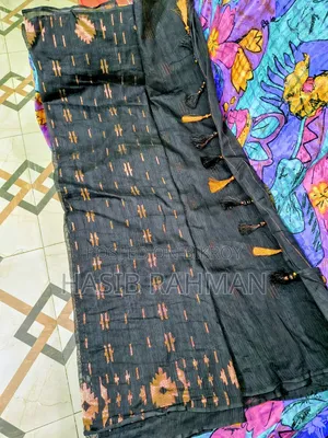 Black Jamdani Saree