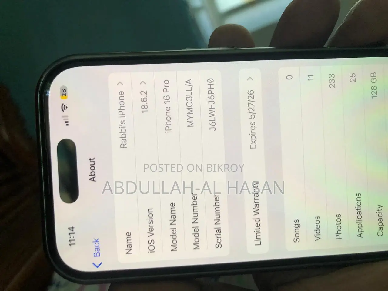 Apple iPhone 16 Pro 128 GB